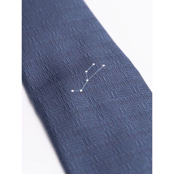 Elios Men Silk Tie With Zodiac Sign